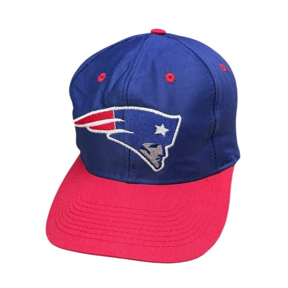 VINTAGE 90s New England Patriots NFL Football Logo7 Snapback Cap Baseball Hat - Picture 5 of 8
